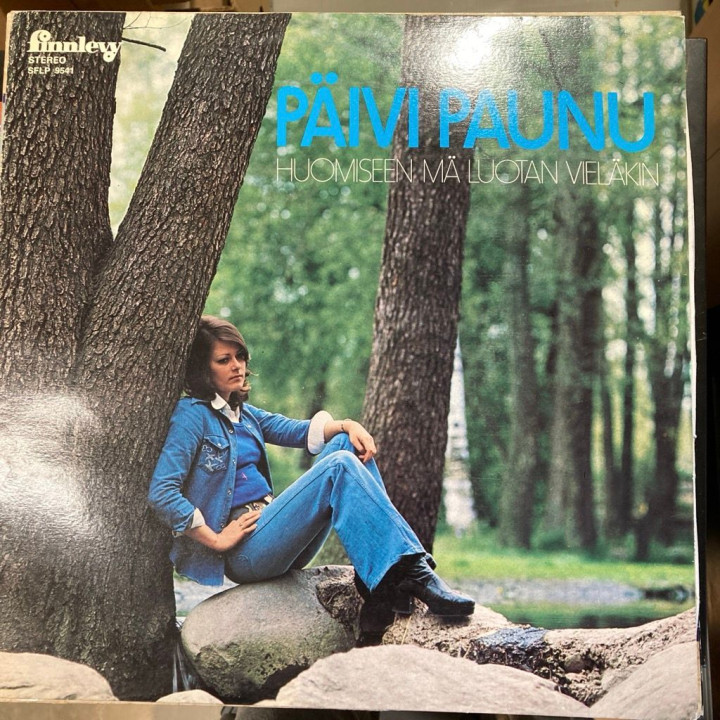 Päivi Paunu - Huomiseen mä luotan vieläkin (FIN/1973) LP (VG/VG+) -iskelmä-