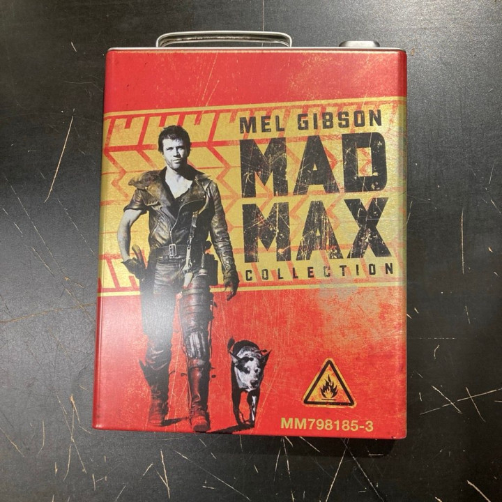 Mad Max Collection (limited gas tin edition) Blu-ray (M-/M-) -toiminta/sci-fi-