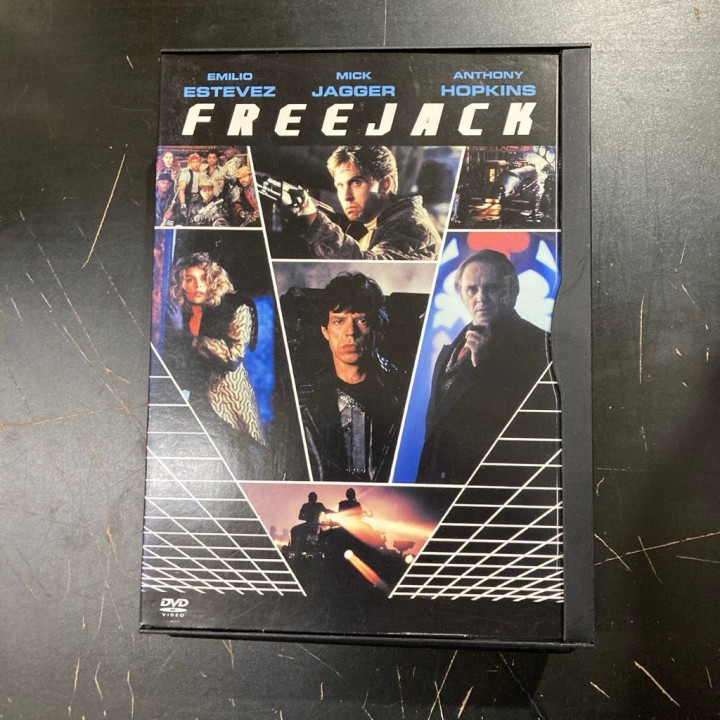 Freejack DVD (M-/VG+) -toiminta/sci-fi-