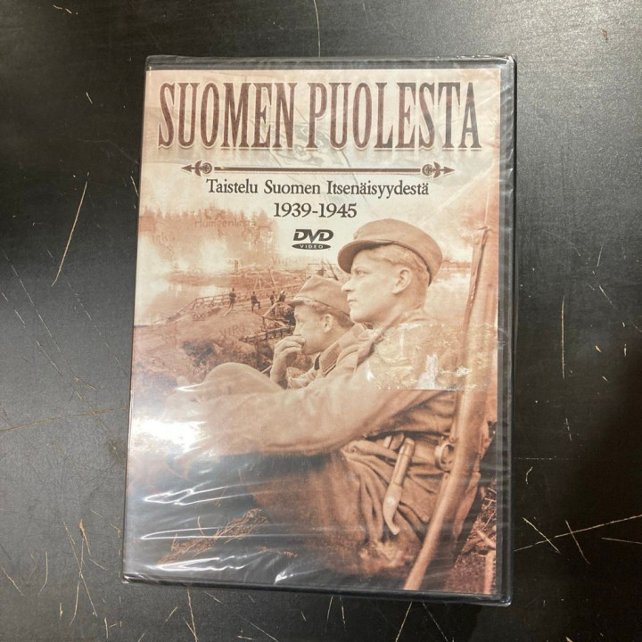 Suomen puolesta - Taistelu Suomen itsenäisyydestä 1939-1945 DVD (avaamaton) -dokumentti-