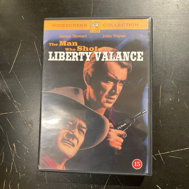 Mies, joka ampui Liberty Valancen DVD (VG+/M-) -western-