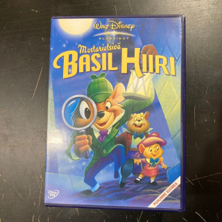 Mestarietsivä Basil Hiiri DVD (M-/VG+) -animaatio-