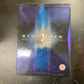 Star Trek - DVD Movies Collection (1-10) 10DVD (VG-VG+/VG+) -seikkailu/sci-fi- (ei suomenkielistä tekstitystä)