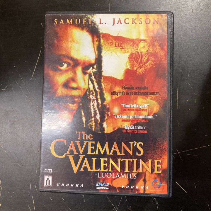 Caveman's Valentine - Luolamies DVD (VG/VG+) -jännitys-