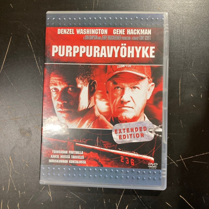 Purppuravyöhyke (extended edition) DVD (VG+/M-) -toiminta/jännitys-