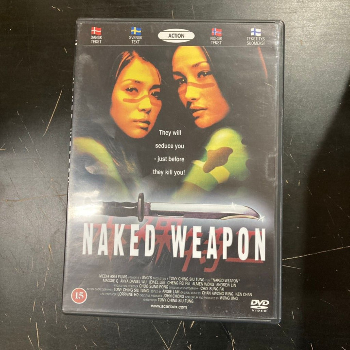 Naked Weapon DVD (VG+/VG+) -toiminta-