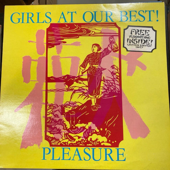 Girls At Our Best! - Pleasure (limited edition/UK/1981) LP (VG+/VG+) -post-punk-