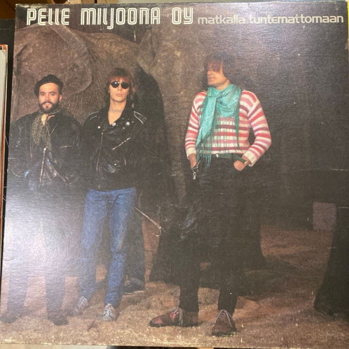 Pelle Miljoona Oy - Matkalla tuntemattomaan (FIN/1981) LP (VG/VG+) -punk rock-