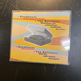 Boomhauer / The Rollstons - Split CDS (VG+/M-) -garage rock/indie pop-