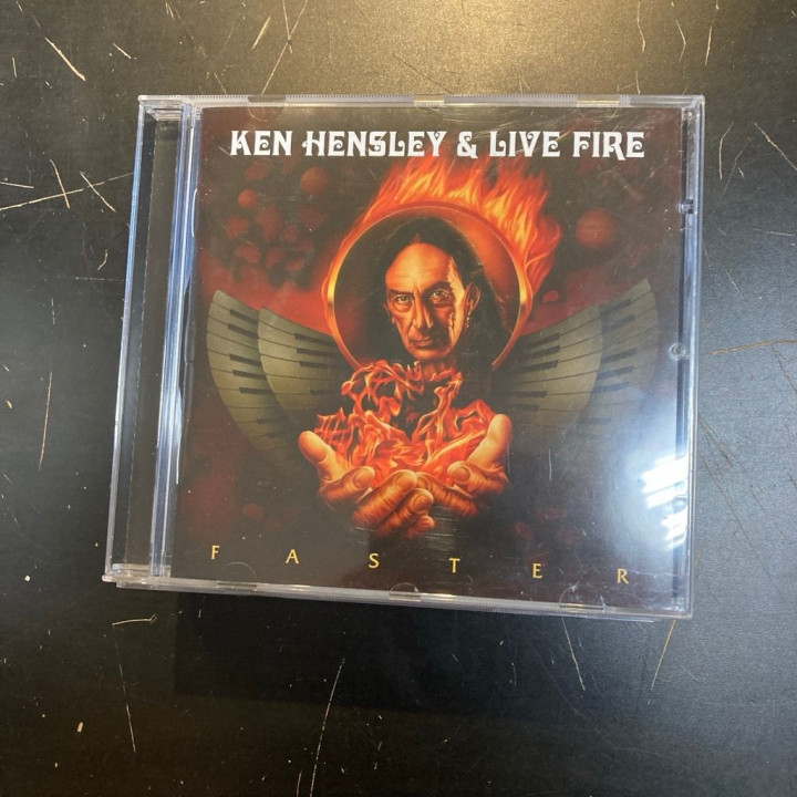 Ken Hensley & Live Fire - Faster CD (VG+/VG+) -hard rock-