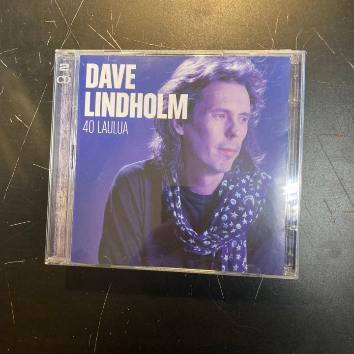 Dave Lindholm - 40 laulua 2CD (VG+-M-/M-) -folk rock/blues rock-