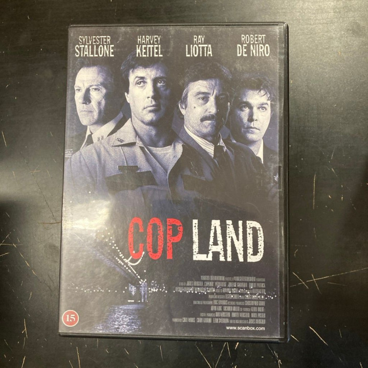 Cop Land DVD (VG/M-) -jännitys/draama-