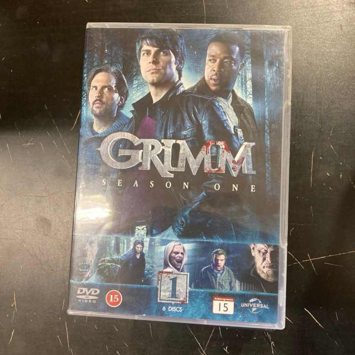 Grimm - Kausi 1 6DVD (VG-M-/M-) -tv-sarja-