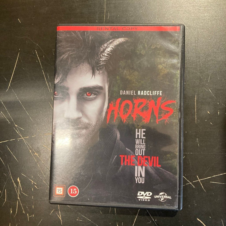 Horns DVD (M-/VG+) -kauhu/komedia-