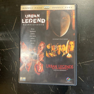 Urban Legend - kauhutarinoita / Urban Legends - kauhutarinoita 2 2DVD (VG-VG+/VG+) -kauhu-