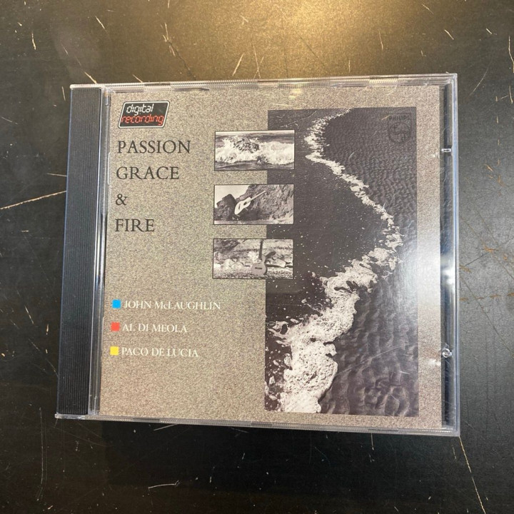 John McLaughlin, Al Di Meola & Paco De Lucia - Passion Grace & Fire CD (VG/VG+) -latin jazz-