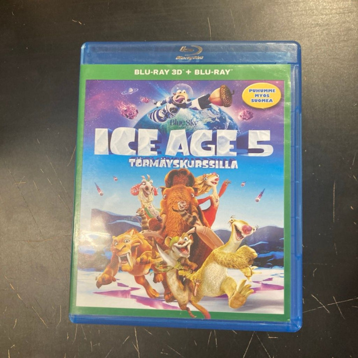 Ice Age 5 - törmäyskurssilla Blu-ray 3D+Blu-ray (M-/M-) -animaatio-