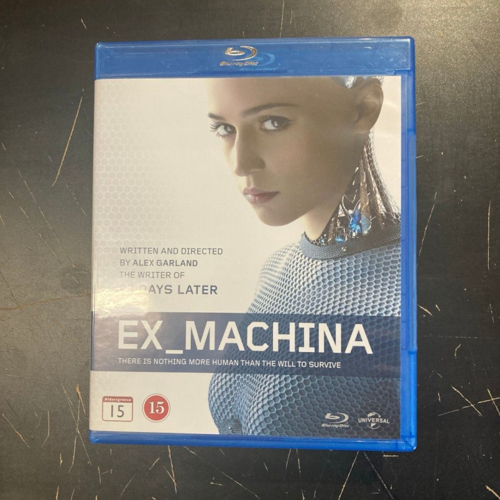 Ex Machina Blu-ray (M-/M-) -jännitys/sci-fi-