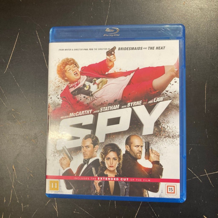 Spy - vakoojan asussa Blu-ray (M-/M-) -toiminta/komedia-