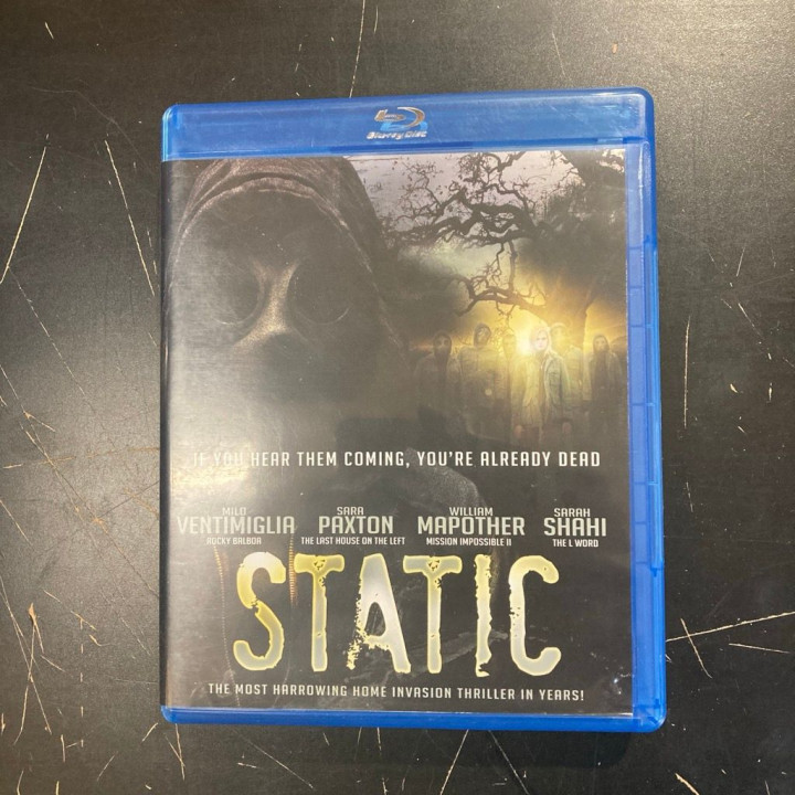 Static Blu-ray (M-/VG+) -kauhu-