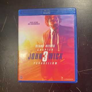 John Wick 3 - Parabellum Blu-ray (M-/M-) -toiminta-