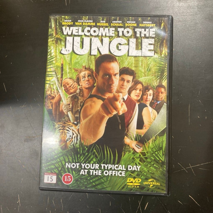 Welcome To The Jungle DVD (M-/M-) -toiminta/komedia-