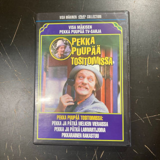 Pekka Puupää tositoimissa DVD (VG/M-) -komedia-