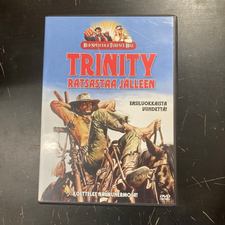 Trinity ratsastaa jälleen DVD (VG/VG+) -western/komedia-