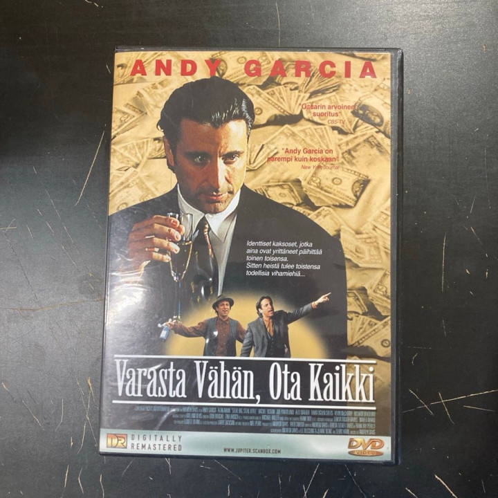 Varasta vähän, ota kaikki DVD (VG/M-) -komedia/draama-