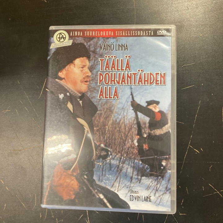 Täällä Pohjantähden alla (1968) DVD (VG+/M-) -draama/sota-