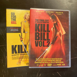 Kill Bill 1-2 2DVD (VG-VG+/M-) -toiminta-