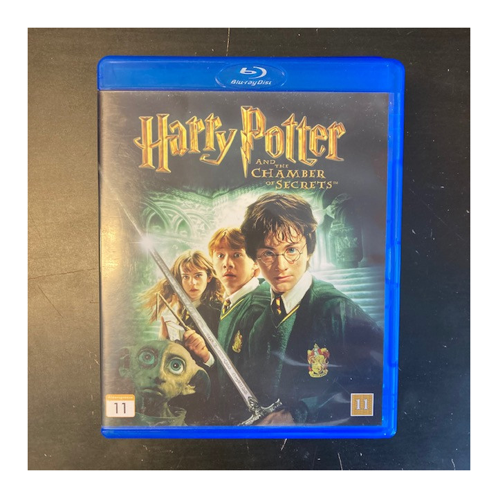 Harry Potter ja salaisuuksien kammio Blu-ray (M-/M-) -seikkailu-