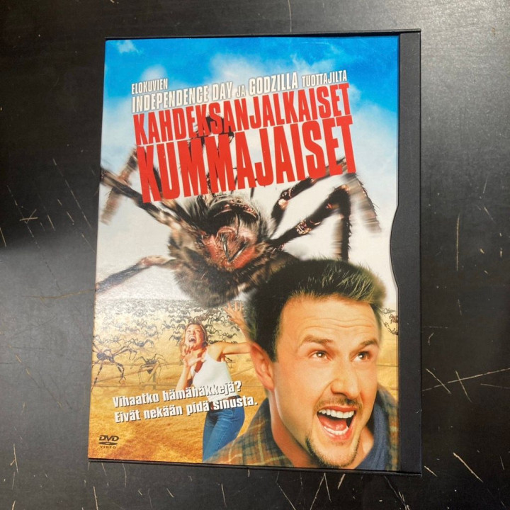 Kahdeksanjalkaiset kummajaiset DVD (VG+/VG+) -kauhu/komedia-