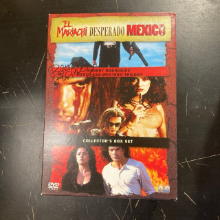 El Mariachi / Desperado / Once Upon A Time In Mexico 3DVD (VG+/M-) -toiminta-