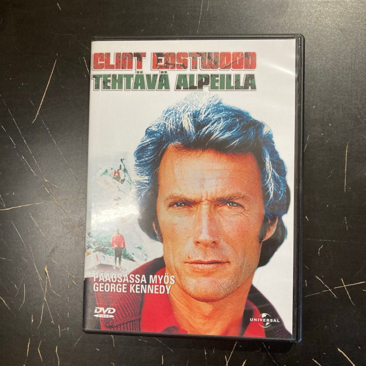 Tehtävä Alpeilla DVD (VG+/M-) -toiminta/jännitys-