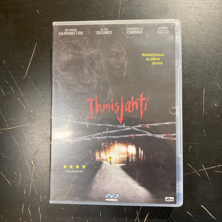 Ihmisjahti DVD (M-/VG+) -kauhu-