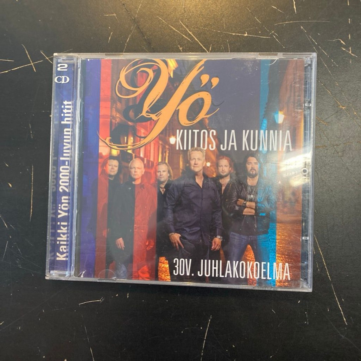 Yö - Kiitos ja kunnia (30v. juhlakokoelma) 2CD (VG/VG) -pop rock-