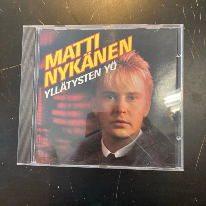 Matti Nykänen - Yllätysten yö CD (M-/M-) -pop rock-