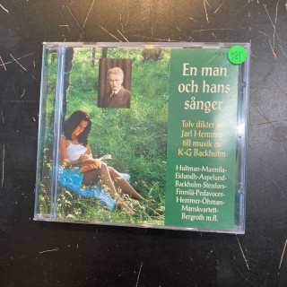 Jarl Hemmer / Karl-Gustav Backholm - En man och hans sånger CD (M-/M-) -laulelma-