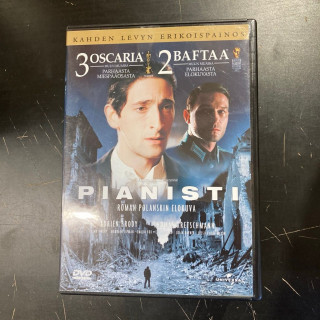 Pianisti (erikoispainos) 2DVD (VG/VG+) -draama/sota-