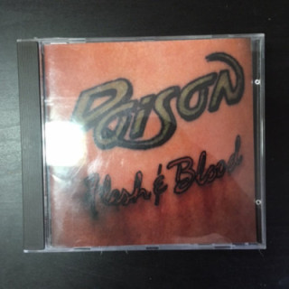 Poison - Flesh & Blood CD (VG+/VG+) -hard rock-