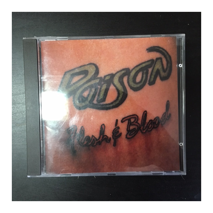 Poison - Flesh & Blood CD (VG+/VG+) -hard rock-