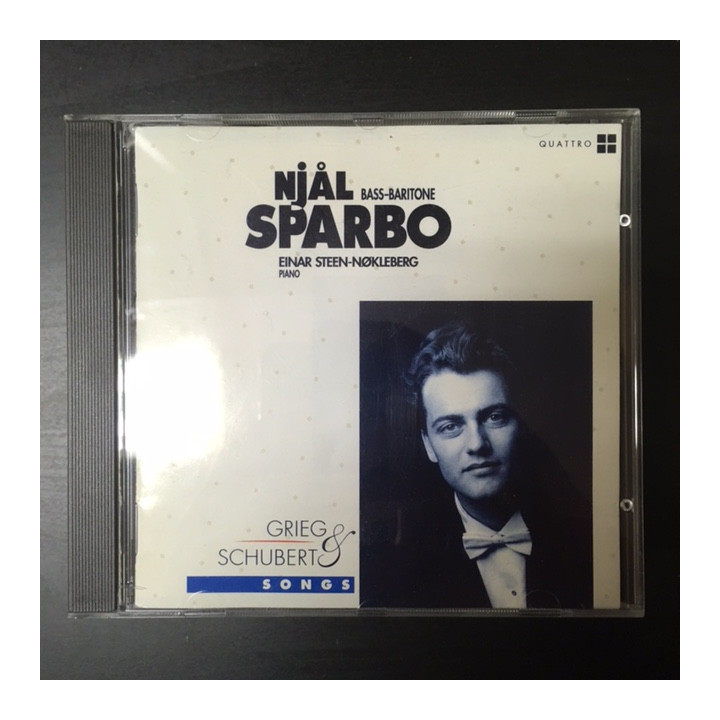 Njål Sparbo - Grieg & Schubert Songs CD (VG+/M-) -klassinen-