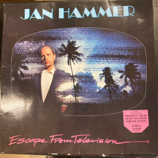 Jan Hammer - Escape From Television (GER/1987) LP (VG+/VG+) -synthpop-