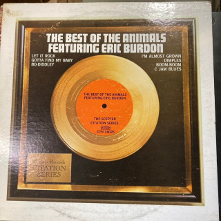 Animals Featuring Eric Burdon - The Best Of (US/1973) LP (VG+/VG) -rock n roll-