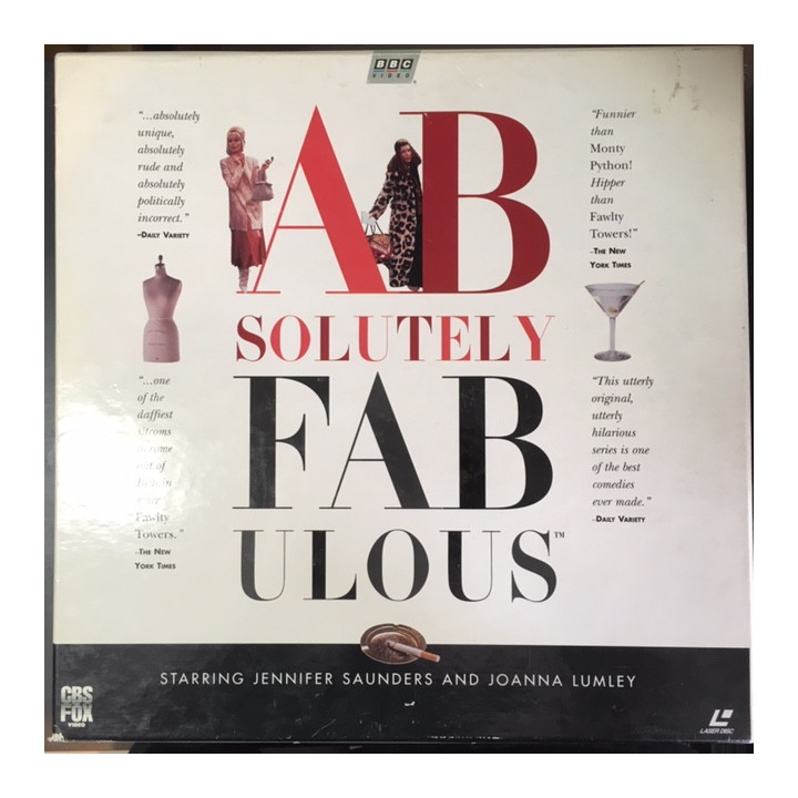 Absolutely Fabulous - Seasons 1-2 LaserDisc (VG-VG+/VG) -tv-sarja-