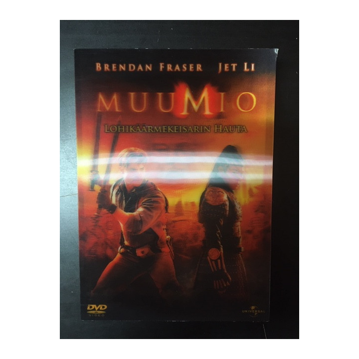 Muumio - Lohikäärmekeisarin hauta DVD (M-/VG+) -seikkailu-