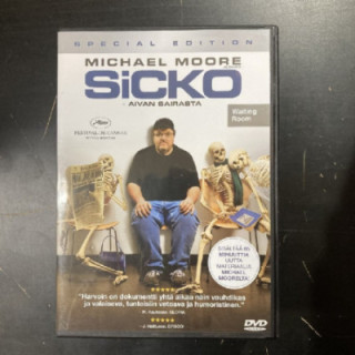 Sicko - aivan sairasta (special edition) DVD (M-/M-) -dokumentti-