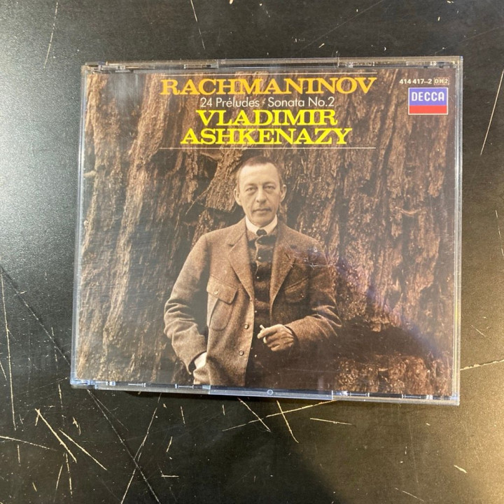 Vladimir Ashkenazy - Rachmaninov: 24 Preludes / Sonata No.2 2CD (M-/M-) -klassinen-