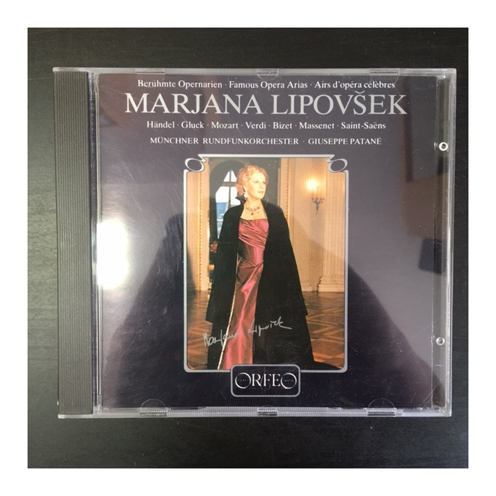 Marjana Lopvsek - Famous Opera Arias CD (VG+/M-) -klassinen-